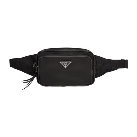 prada black front pocket belt bag|prada belt bag 2022.